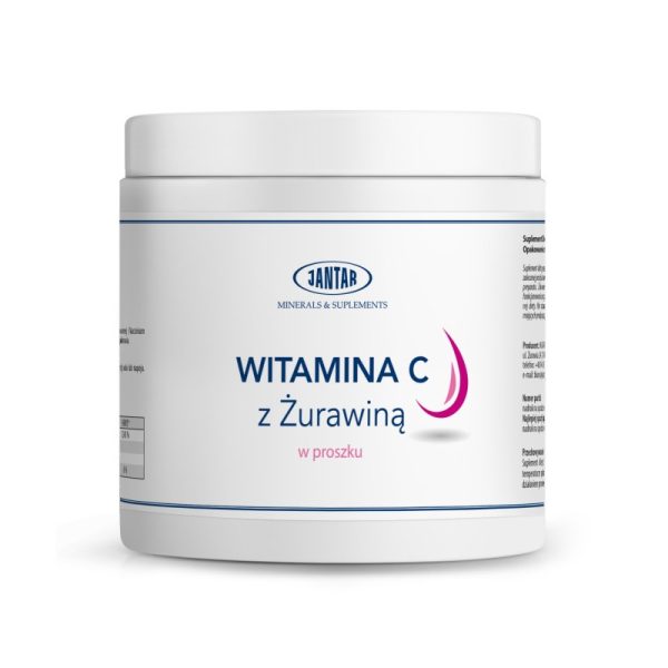 Witamina C 1000mg z żurawiną 300g proszek 1 + 1